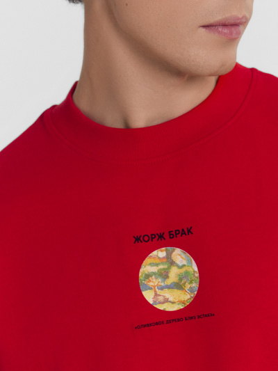 Футболка Mark Formelle 111883/24-4288П-0 багровый_печать_3_сл_на_пол_3_сл_на_спинке - фото 10