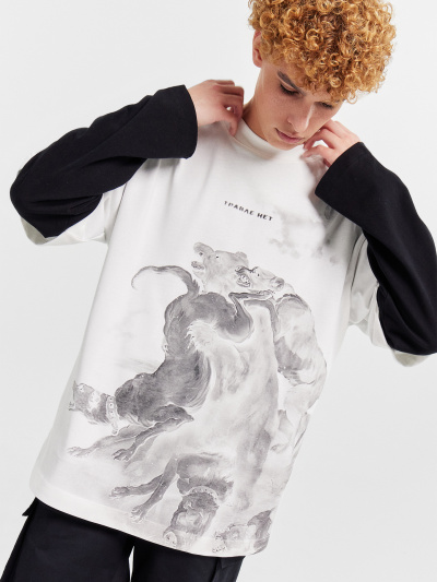 Футболка Mark Formelle 111883/24-4288П-0 белый_печать7_3_сл_на_пол_3_сл_на_спинке_ТП - фото 11