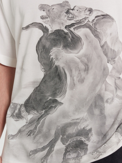 Футболка Mark Formelle 111883/24-4288П-0 белый_печать7_3_сл_на_пол_3_сл_на_спинке_ТП - фото 6