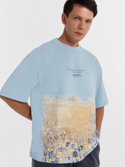 Футболка Mark Formelle 111892/24-3840П-0 туманно_голубой_печать_4_сл_на_пол_ТП - фото 9