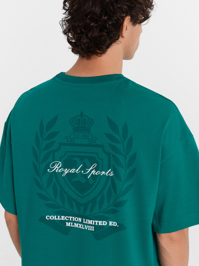 Футболка Mark Formelle 111900/24-4854П-0 зеленый_печать - фото 4