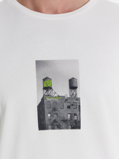 Футболка Mark Formelle 111925/24-4153П-2 белый_печать_Печать - фото 4