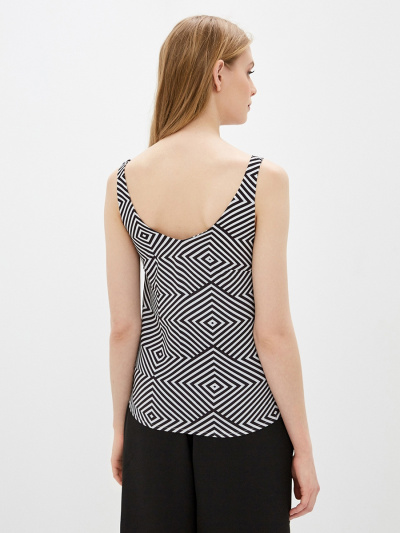 Топ Mark Formelle 112508/19-7143-9 черно_белая_геометрия - фото 4
