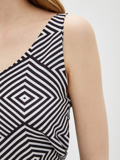Топ Mark Formelle 112508/19-7143-9 черно_белая_геометрия - фото 6
