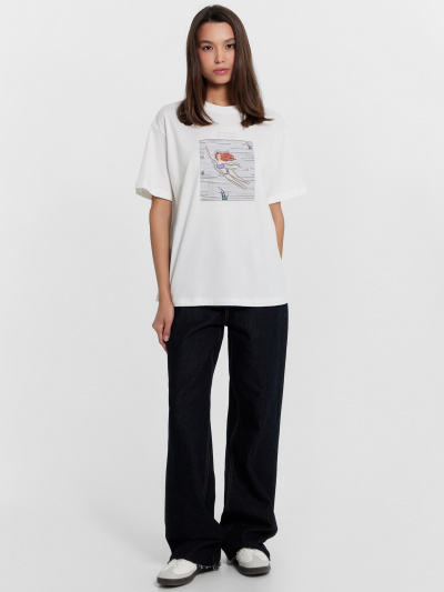 Футболка Mark Formelle 112678/24-28181П-0 белый_печать9_2_сл_на_пол - фото 11