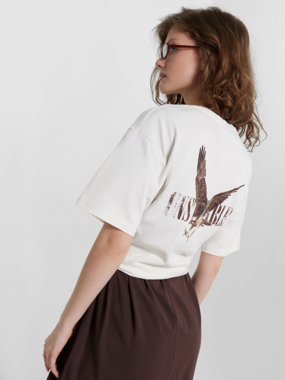 Футболка Mark Formelle 112678/24-28181П-0 молочный_печать3_1_сл_на_пол_3_сл_на_спинке - фото 14