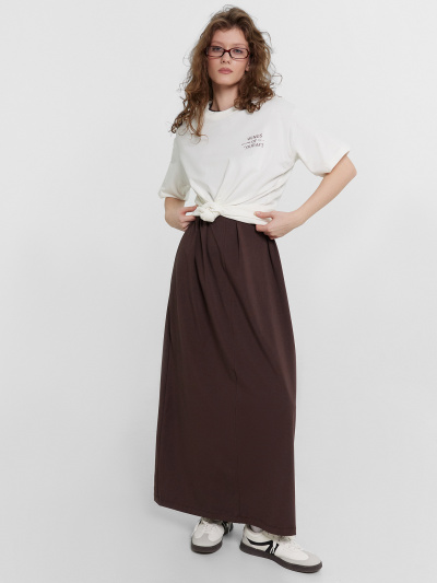 Футболка Mark Formelle 112678/24-28181П-0 молочный_печать3_1_сл_на_пол_3_сл_на_спинке - фото 1