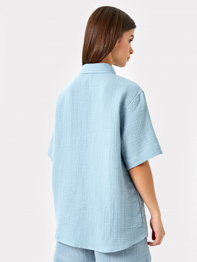 Блуза Mark Formelle 112682/22/22821Ц-9 серо_голубой - фото 10