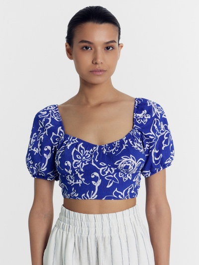 Топ Mark Formelle 112851/24-28287П-9 узоры_на_ультрамарине - фото 7