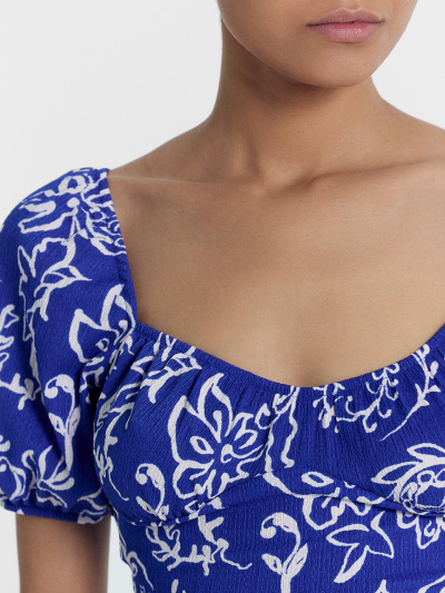 Топ Mark Formelle 112851/24-28287П-9 узоры_на_ультрамарине - фото 8