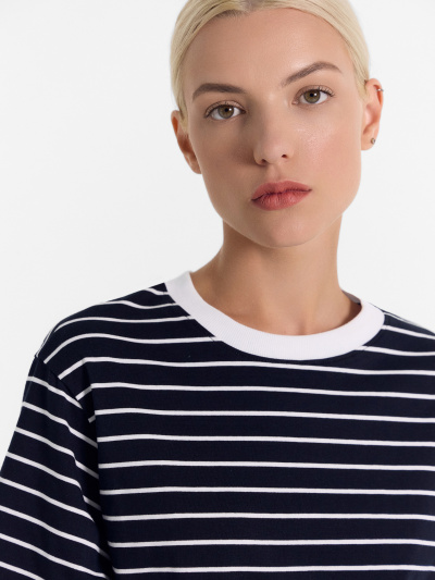 Футболка Mark Formelle 112862/24-28494П-5 черно_белая_полоска - фото 6