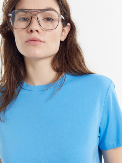 Футболка Mark Formelle 112948/22/25719Ц-6 лазурный - фото 6