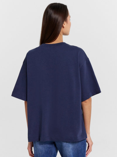 Футболка Mark Formelle 112961/24-29525П-0 глубокий_синий_печать1_1_сл_на_пол_ТП_Д - фото 5