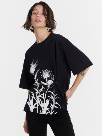 Футболка Mark Formelle 112961/24-29525П-0 черный_печать9_3_сл_на_пол - фото 9