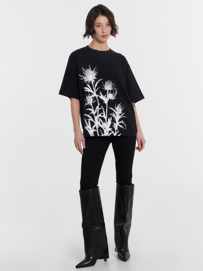 Футболка Mark Formelle 112961/24-29525П-0 черный_печать9_3_сл_на_пол - фото 7