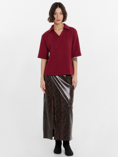 Джемпер Mark Formelle 112980/24-29946Ц-2 вишня - фото 3