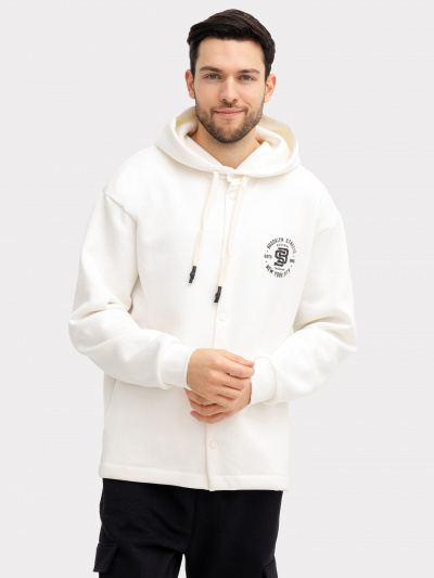 Толстовка Mark Formelle 121171/1-1/24-3690П-7П св.молочный_печать_1_сл_на_пол - фото 1