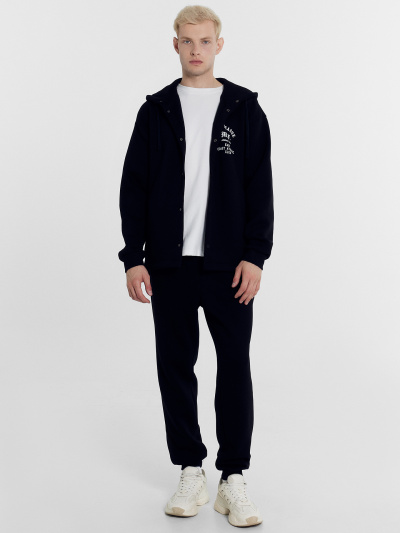 Толстовка Mark Formelle 121171/1/24-3381П-7П черный_печать_1_сл_на_ЛВ_дет_пер - фото 1