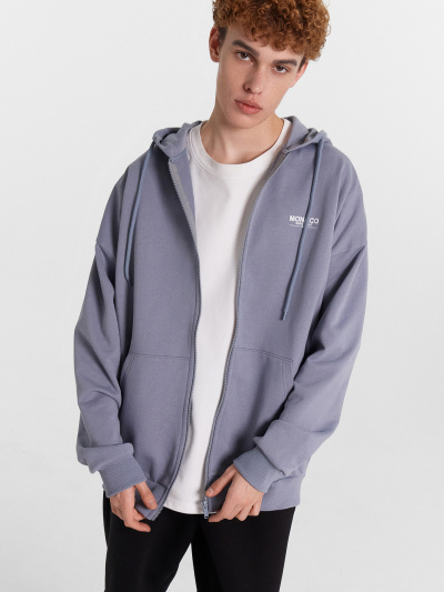 Толстовка Mark Formelle 121174/24-4410П-7(3) сизый_печать_1_сл_на_пол_1сл_на_спинке - фото 8