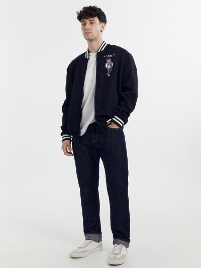 Толстовка Mark Formelle 121187/1/24-3691П-7П черный_печать_3_сл_на_ЛВ_пер_дет - фото 1