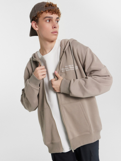 Толстовка Mark Formelle 121206/24-4374Ц-7(3)-2 серо_бежевый_560_D_вышивка - фото 4