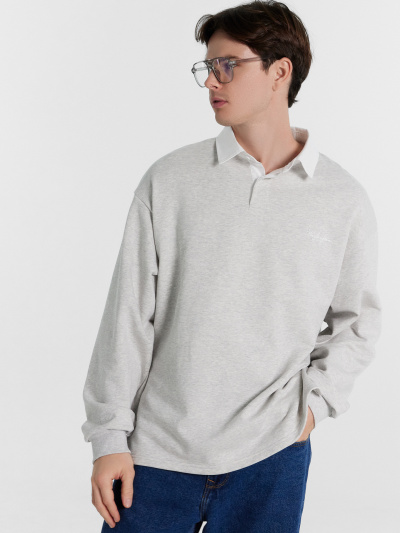 Толстовка Mark Formelle 121915/24-4017П-7(3) серый_меланж_4306_А_печать_1_сл_на_пол - фото 1