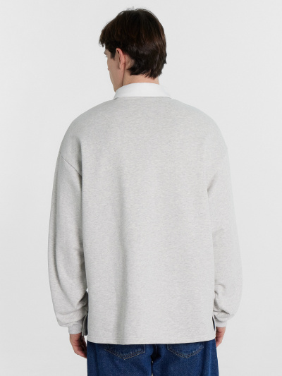 Толстовка Mark Formelle 121915/24-4017П-7(3) серый_меланж_4306_А_печать_1_сл_на_пол - фото 2