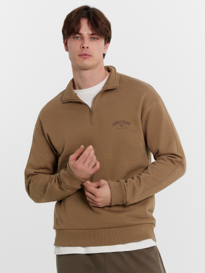 Толстовка Mark Formelle 121916/24-4012П-7(3) сепия_печать_1_сл_на_пол - фото 1