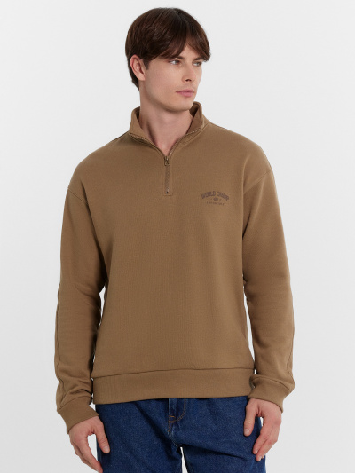 Толстовка Mark Formelle 121916/24-4012П-7(3) сепия_печать_1_сл_на_пол - фото 4