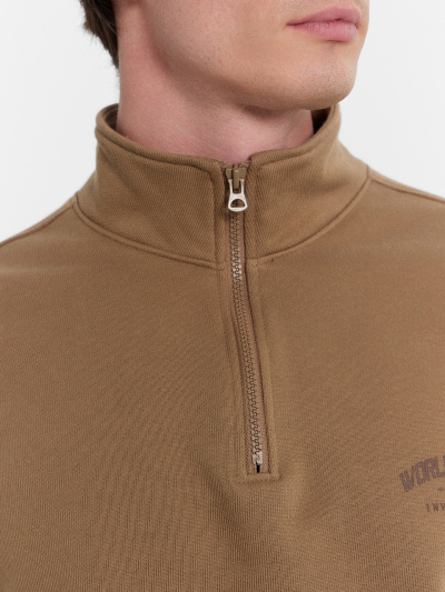 Толстовка Mark Formelle 121916/24-4012П-7(3) сепия_печать_1_сл_на_пол - фото 6