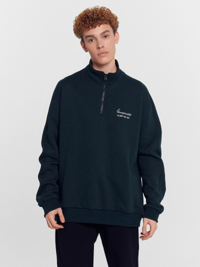 Толстовка Mark Formelle 121916/24-4015Ц-7(3)-2 зеленый_бархат_541_D_вышивка - фото 5