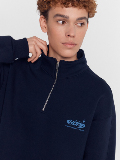 Толстовка Mark Formelle 121916/24-4112П-7П неви_печать_1_сл_на_пол - фото 3