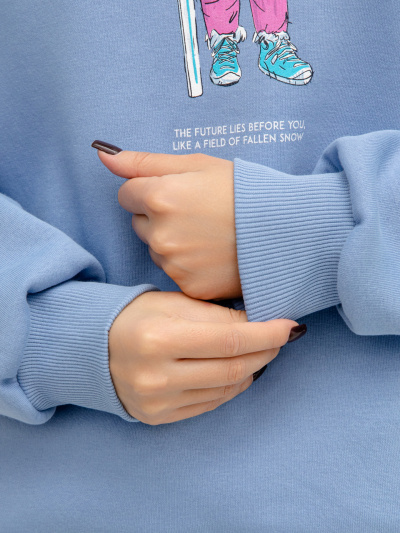 Худи Mark Formelle 122728/22/25165Ц-7П св.голубой_печать_3_сл_на_пол - фото 4