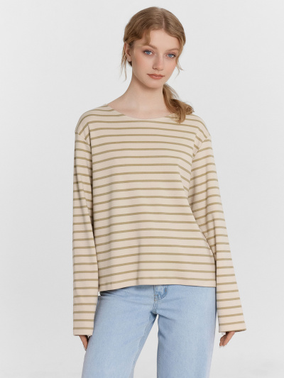 Джемпер Mark Formelle 122768/24-33977П-0 полоска_на_жемчужном - фото 6