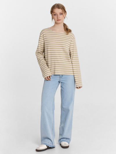 Джемпер Mark Formelle 122768/24-33977П-0 полоска_на_жемчужном - фото 3