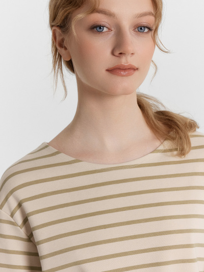 Джемпер Mark Formelle 122768/24-33977П-0 полоска_на_жемчужном - фото 4