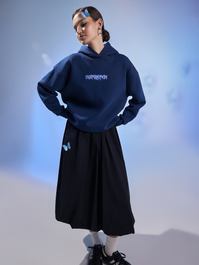 Худи Mark Formelle 122775/24-30926П-7П полуночный_синий_печать_2_сл_на_пол_3_сл_на_спинке - фото 1