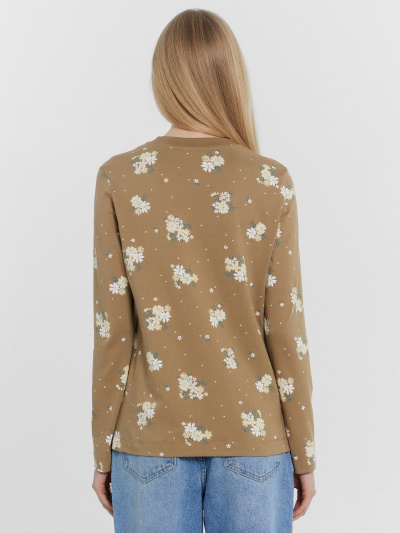 Джемпер Mark Formelle 122867/24-29275П-0 цветы_на_охре - фото 3