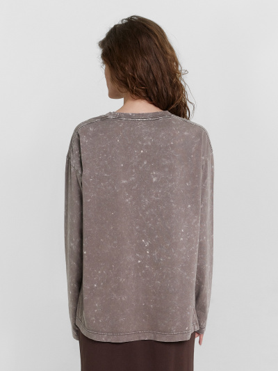 Джемпер Mark Formelle 122868-2/24-ОБР31287П-0 ACID_WASH_коричневый_БРАК_ПОЛОТНА_005_Прямое_к - фото 4