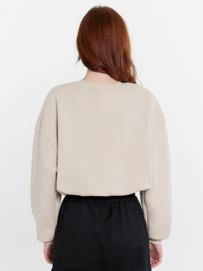 Джемпер Mark Formelle 122878/24-29773П-7П белый_песок_печать_1_сл_на_пол_(фольга) - фото 5