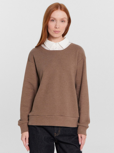 Джемпер Mark Formelle 122888/24-30233Ц-26 кофейный_меланж_5364_D - фото 5