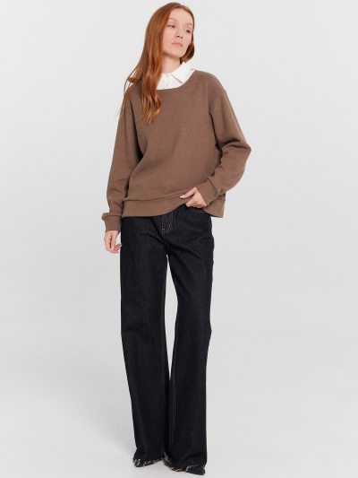 Джемпер Mark Formelle 122888/24-30233Ц-26 кофейный_меланж_5364_D - фото 4