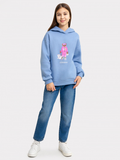 Худи Mark Formelle 127921/22/25113П-7П св.голубой_печать_3_сл_на_пол - фото 5