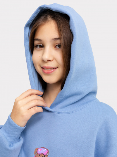 Худи Mark Formelle 127921/22/25113П-7П св.голубой_печать_3_сл_на_пол - фото 3