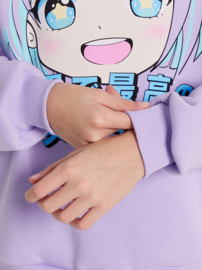 Худи Mark Formelle 127921/24-31037П-7П св.лаванда_печать_3_сл_на_пол - фото 8