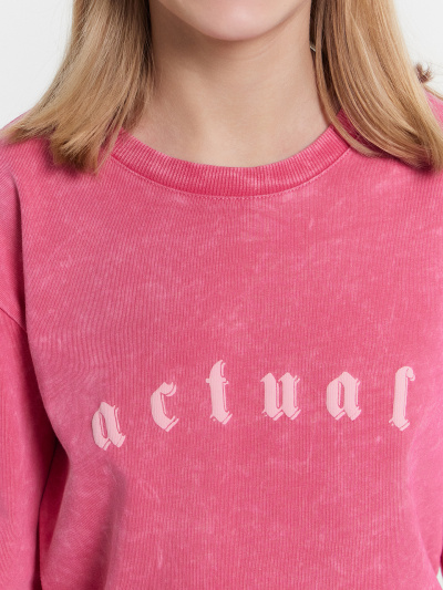 Лонгслив Mark Formelle 127931/24-ОБР29569П-0 ACID_WASH_французская_роза_печать_009.2Д_Эйсид - фото 2