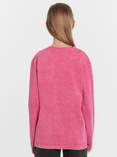 Лонгслив Mark Formelle 127931/24-ОБР29570П-0 ACID_WASH_французская_роза_печать_009.2Д_Эйсид - фото 4