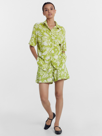 Шорты Mark Formelle 132341/24-28379П-9 птицы_на_цитроне - фото 4