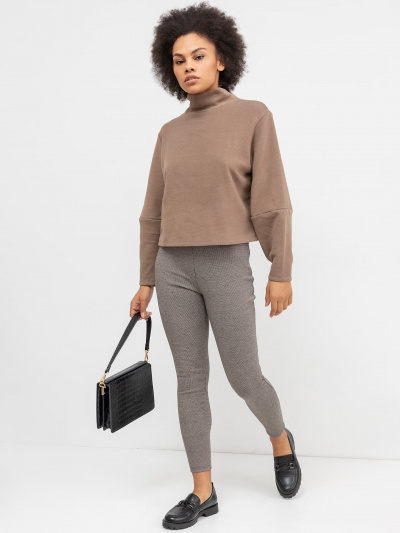 Леггинсы Mark Formelle 142289/22/19465Ц-4 м.бежевая_клеточка - фото 1