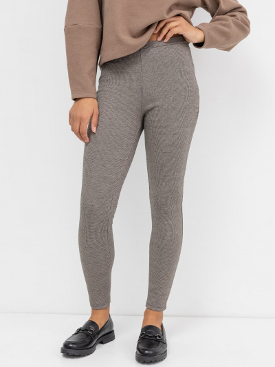 Леггинсы Mark Formelle 142289/22/19465Ц-4 м.бежевая_клеточка - фото 2